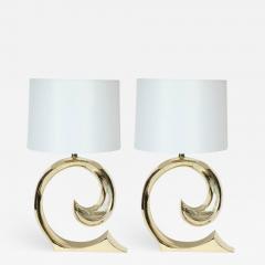 Pierre Cardin Pierre Cardin Style Brass Lamps - 912833
