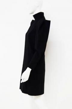 Pierre Cardin Pierre Cardin Vintage Little Black Dress with Puffy Straps - 3652344
