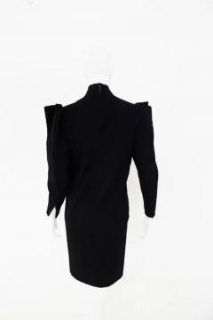 Pierre Cardin Pierre Cardin Vintage Little Black Dress with Puffy Straps - 3652397