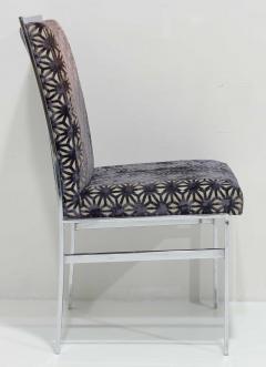 Pierre Cardin Pierre Cardin for Dillingham Set of Six Dining Chairs in Cut Velvet - 3986398