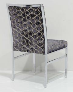 Pierre Cardin Pierre Cardin for Dillingham Set of Six Dining Chairs in Cut Velvet - 3986401