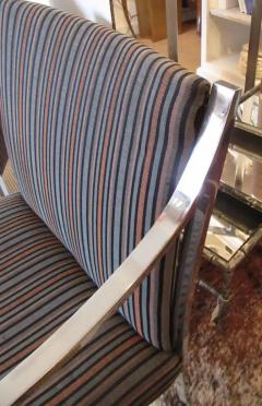 Pierre Cardin Set of 3 Pierre Cardin Chrome Armchairs - 3620410