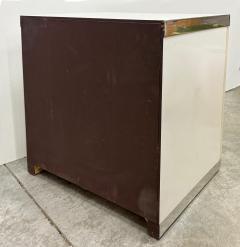Pierre Cardin Vintage Pierre Cardin Signed Chrome Laminate Nightstands Pair - 4464618
