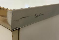 Pierre Cardin Vintage Pierre Cardin Signed Chrome Laminate Nightstands Pair - 4464622