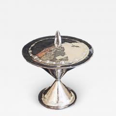 Pierre Carrel Silver Pinch Waisted Compote by Pierre Carrel silver and enamel 1922 - 1829204