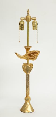 Pierre Casenove Bronze Bird Table Lamp by Pierre Casenove for Fondica - 767292