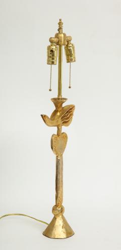 Pierre Casenove Bronze Bird Table Lamp by Pierre Casenove for Fondica - 767295
