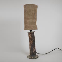 Pierre Casenove EMPREINTES Table lamp with Anagama glazed ceramic base - 2297502