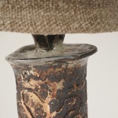 Pierre Casenove EMPREINTES Table lamp with Anagama glazed ceramic base - 2297507