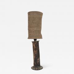 Pierre Casenove EMPREINTES Table lamp with Anagama glazed ceramic base - 2298184