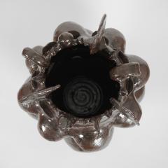 Pierre Casenove EPHESE BROWN VASE 65 High temperature glazed ceramic - 2371728