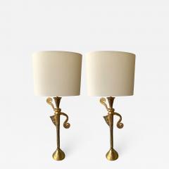 Pierre Casenove Pair of Lamps by Pierre Casenove for Fondica France 1980s - 1063839