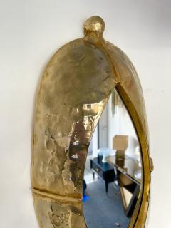 Pierre Casenove Sculpture Gilt Bronze Mirror by Pierre Casenove France 1980s - 2293030