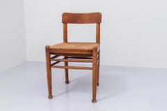 Pierre Chapo Dining chair in Oak and Cane France 1960 s - 3653628