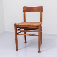 Pierre Chapo Dining chair in Oak and Cane France 1960 s - 3653644