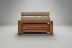 Pierre Chapo Early Pierre Chapo Solid Elm Daybed with Drawer Model L03 France circa 1965 - 3458649