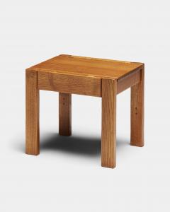 Pierre Chapo Elm Side Table by Pierre Chapo for Maison Regain France c 1960 - 4829015