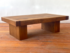 Pierre Chapo FRENCH SOLID OAK COFFEE TABLE 1950S - 2756775