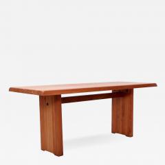 Pierre Chapo Large Pierre Chapo T19 Dining Table in Solid Elm - 595452