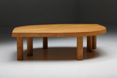 Pierre Chapo Oak Coffee Table T22C Loeil 1972 - 2848091