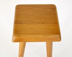 Pierre Chapo PIERRE CHAPO FRENCH ELM LOW FOUR LEGGED STOOL S10 - 2844178