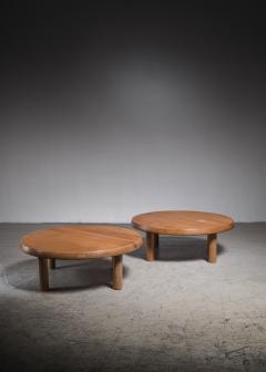 Pierre Chapo Pair of Pierre Chapo coffee tables - 3618546