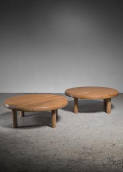 Pierre Chapo Pair of Pierre Chapo coffee tables - 4701444