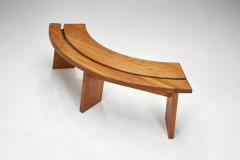 Pierre Chapo Pair of S38A Benches in Solid Elm by Pierre Chapo France 1970s - 4184698