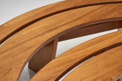 Pierre Chapo Pair of S38A Benches in Solid Elm by Pierre Chapo France 1970s - 4184707