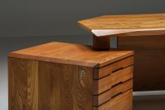 Pierre Chapo Pierre Chapo B40 Desk Solid Elm 1960s - 2553655