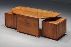 Pierre Chapo Pierre Chapo B40 Desk Solid Elm 1960s - 2553657