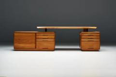 Pierre Chapo Pierre Chapo B40 Desk in Solid Elm France 1960s - 3419997