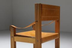 Pierre Chapo Pierre Chapo Cognac Leather Arm Chair 1960s - 2115023