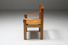Pierre Chapo Pierre Chapo Cognac Leather Arm Chair 1960s - 2115056