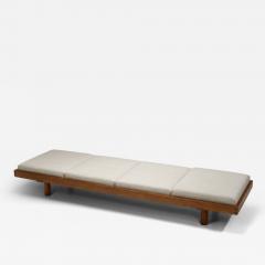 Pierre Chapo Pierre Chapo Elm L09H Daybed with Four Cushions France 1960s - 4296949