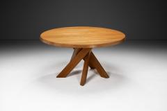 Pierre Chapo Pierre Chapo Model SFAX T21 D Dining Table in Solid Elm France 1970s - 4184683
