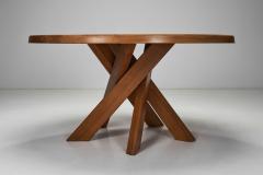 Pierre Chapo Pierre Chapo Model SFAX T21 D Dining Table in Solid Elm France 1970s - 4184685