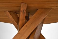 Pierre Chapo Pierre Chapo Model SFAX T21 D Dining Table in Solid Elm France 1970s - 4184690