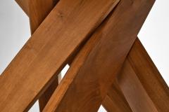 Pierre Chapo Pierre Chapo Model SFAX T21 D Dining Table in Solid Elm France 1970s - 4184691