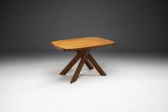 Pierre Chapo Pierre Chapo Model T35A Dining Table in Solid Elm France 1970s - 4184951