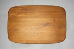 Pierre Chapo Pierre Chapo Model T35A Dining Table in Solid Elm France 1970s - 4184954