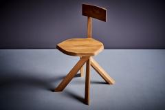 Pierre Chapo Pierre Chapo New Pair of S34A Chairs in Elm Wood France 2024 - 3573952