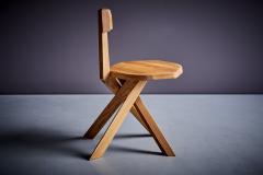Pierre Chapo Pierre Chapo New Pair of S34A Chairs in Elm Wood France 2024 - 3573955