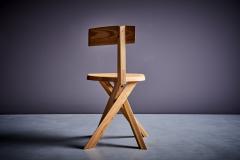 Pierre Chapo Pierre Chapo New Pair of S34A Chairs in Elm Wood France 2024 - 3573959