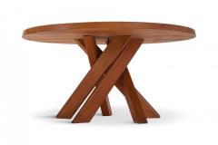 Pierre Chapo Pierre Chapo Round Dining Table In Solid French Elm 1960s - 857031