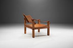 Pierre Chapo Pierre Chapo S10 Cognac Leather Easy Chair France 1960s - 1416191