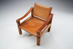 Pierre Chapo Pierre Chapo S10 Cognac Leather Easy Chair France 1960s - 1416196