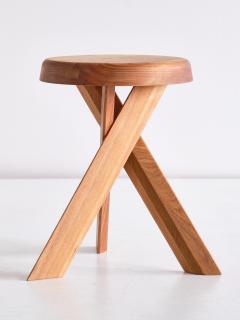 Pierre Chapo Pierre Chapo S31 Stool in Solid Elm Chapo Creation France - 2075946