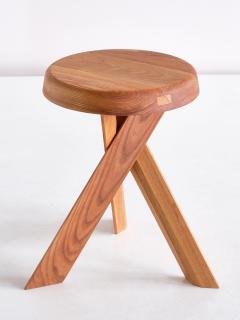 Pierre Chapo Pierre Chapo S31 Stool in Solid Elm Chapo Creation France - 2075947