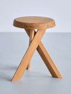 Pierre Chapo Pierre Chapo S31A Stool in Solid Oak Wood Chapo Creation France - 3381975